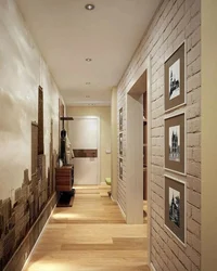 Hallway For A Narrow Corridor Design Photo Wallpaper