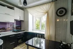 Curtain design for the kitchen in a modern style 2023
