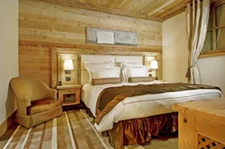 Chalet daxili yataq otağı