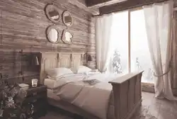 Chalet ichki yotoq xonasi
