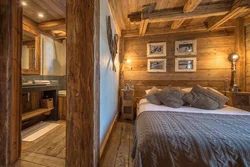 Chalet ichki yotoq xonasi