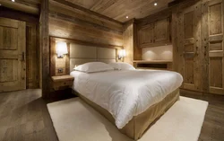 Chalet ichki yotoq xonasi