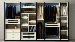 Filling built-in wardrobes in the bedroom photo