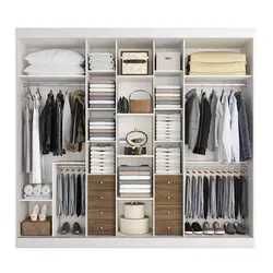 Filling built-in wardrobes in the bedroom photo