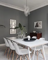 Kitchen Wall Color Gray Photo