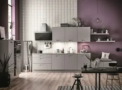 Kitchen wall color gray photo