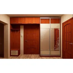 Sliding Wardrobes In The Hallway Corridor In The Interior