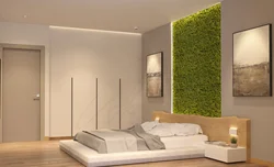 Eco style bedroom design