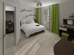 Eco style bedroom design