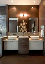 Photo of a bathroom with 2 sinks