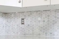 Плітка соты ў інтэр'еры кухні фота