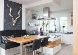 Kitchen interior letter p