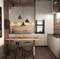 Kitchen design 2023 small modern photo