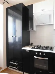 Small kitchens with a gas boiler on the wall photo