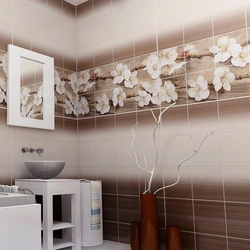 Plastic photo for bathroom walls