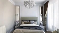 Small bedroom design 6 sq.m.