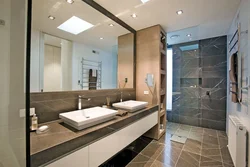 Mirror bathroom design photo