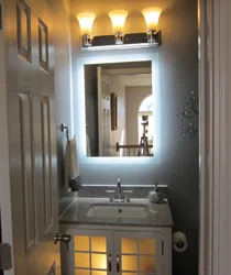 Photo of lamps for bathroom mirror