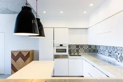 Kitchen backsplash tiles photo for white kitchen