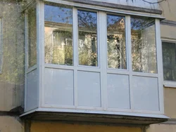 Loggia double glazing photo