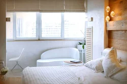 Çıxış ilə balkon yataq otağı dizayn fotoşəkili