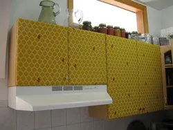Kitchen covered with film photo