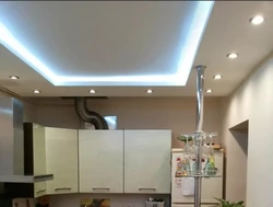 Alçıpan mətbəx tavan variantları fotoşəkil