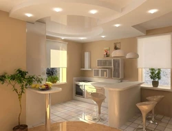 Plasterboard kitchen ceiling options photo