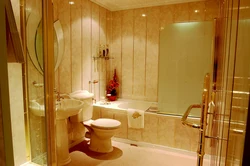 How to decorate a bathroom with panels photo