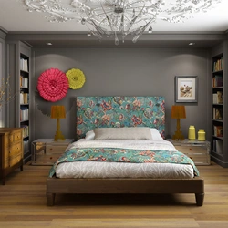 Bright bedroom interior