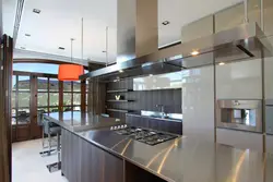 Дизайн металлической кухни