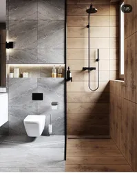 Small Bathroom Design In Loft Style