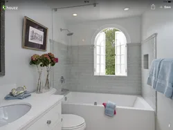 Photo Of Window Decoration In The Bathroom