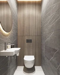 Separate bathroom renovation design photo