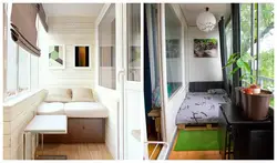 Balcony as a sleeping place photo