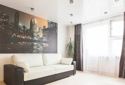 Suspended ceilings photos for a single-level hall in an apartment