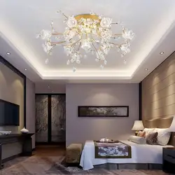 Bir mənzildə bir səviyyəli salon üçün asma tavan fotoşəkilləri