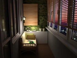 Loggia 10m2 design