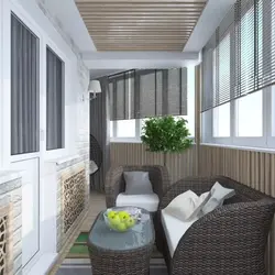 Loggia 10m2 design