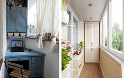 Loggia 10m2 design