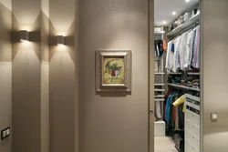 Built-in wardrobes in the hallway design