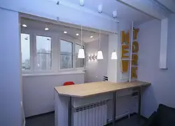 Лоджыі як працяг пакоя фота