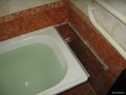 Стыки ванной и стены фото