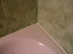 Стыки ванной и стены фото