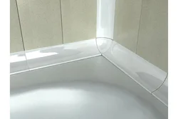 Стыки ванной и стены фото