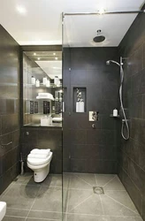 Design Project Of A Bathroom With Shower And Bathtub And Toilet