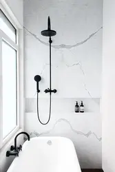 Bath Design With Black Fixtures