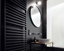 Bath design with black fixtures