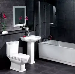 Bath Design With Black Fixtures