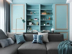 Yataq otağının interyerində aqua rəng birləşməsi